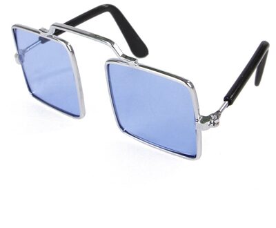 Huisdier Kat Glazen Hond Eye-Wear Kleine Hond Kitten Eyewear Zonnebril Foto Props Jurk Up Cool Glazen Accessoires Speelgoed blauw
