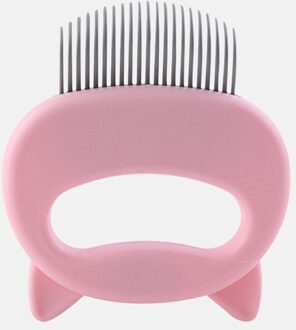 Huisdier Kat Grooming Massage Borstel Draagbare Pet Hair Remover Met Shell Vormige Handvat Haar Remover Pet Grooming Massage Gereedschap 1
