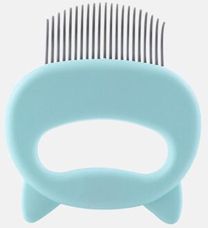 Huisdier Kat Grooming Massage Borstel Draagbare Pet Hair Remover Met Shell Vormige Handvat Haar Remover Pet Grooming Massage Gereedschap 2