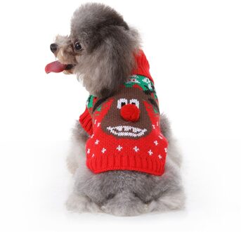 Huisdier Kat Hond Kerst Vest Trui Winter Warme Kleding Kleding Voor Kleine Honden Winter Chihuahua T-shirt Puppy Vest * 5 XL
