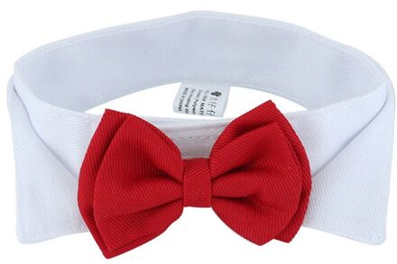 Huisdier Kat Vlinderdas Verstelbare Pet Das Kostuum Formele Halsband Voor Kleine Honden En Katten Pet Accessoires Voor wedding Party scharlaken / L