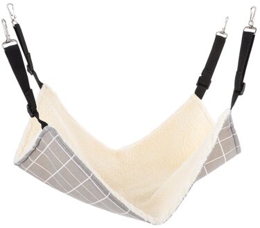 Huisdier Kat Winter Hangmat Warm Kat Opknoping Pad Cavia Hangmat Huisdier Slapen Bed 58X48CM