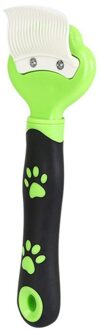 Huisdier Katten En Honden Open Knoop Om Float Haar Rechte Shell Kam Groen Roze