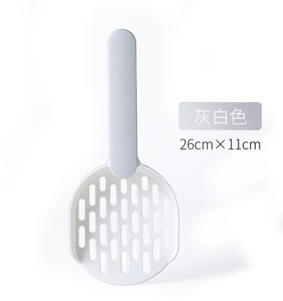 Huisdier Kattenbakvulling Schop Puppy Honden Zand Scoop Cleaning Tools Kattenbak Producten Twee-Kleur Abs Kat Kak Scoop dierbenodigdheden Grijs