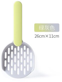 Huisdier Kattenbakvulling Schop Puppy Honden Zand Scoop Cleaning Tools Kattenbak Producten Twee-Kleur Abs Kat Kak Scoop dierbenodigdheden Licht Groen