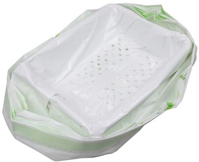 Huisdier Kattenbakvulling Tas Katten Kattenbak Mat Met Afvalzakken Duty Trekkoord Kattenbakvulling Pan Zak Voor Opslag Kat zand Schoonmaken Product 7 gemengd pack / L