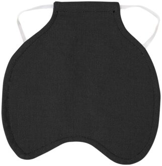 Huisdier Kip Eend Kleding Veer Bescherming Frame Verstelbare Hen Schort Gevogelte Kip Zadel Schort Kip Vleugels Terug Protector zwart