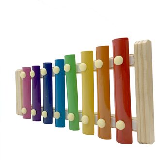 Huisdier Kip Xylophone8 Toetsen Speelgoed Medium En Grote Papegaai Speelgoed Percussie Speelgoed Geluid Speelgoed Voor Hen Kippenhok Papegaaien