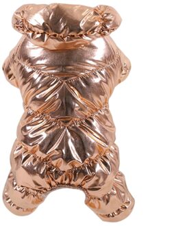 Huisdier Kleren Hond Kleding Voor Chihuahua Katoen Gevoerde Warme Outfit Jas Winter Franse Bulldog Hond Kleding Voor Kleine Hond goud / XXL