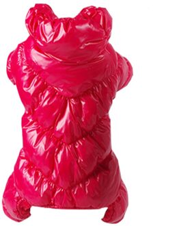 Huisdier Kleren Hond Kleding Voor Chihuahua Katoen Gevoerde Warme Outfit Jas Winter Franse Bulldog Hond Kleding Voor Kleine Hond rood / XS
