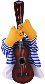 Huisdier Kostuum Huisdier Kleding Grappige Gitarist Kostuum Party Pet Kat Hond Dressing Up Cosplay Bulldog Kerst Jas Vestido XL