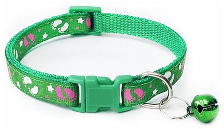Huisdier Kraag Aanpassing Riem Verstelbare Pet Printing Kraag Goede Kat Halsband Huisdier Nek Ring Huisdier Nekkoord Mode groen