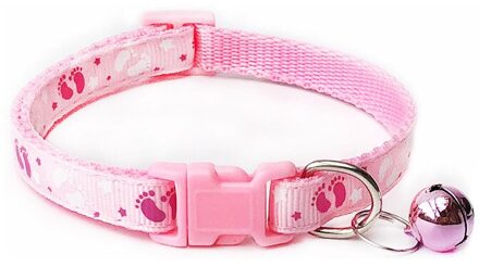 Huisdier Kraag Aanpassing Riem Verstelbare Pet Printing Kraag Goede Kat Halsband Huisdier Nek Ring Huisdier Nekkoord Mode Roze
