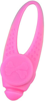 Huisdier LED Hanger Pet Kat Hond Veiligheid LED Clip Gesp Kraag Veiligheid Flashing Glow Light Hanger Ketting Voor Puppy Pet product roze