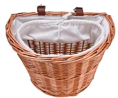 Huisdier Mand Fiets Voor Handvat Wilg Fietsmand Kleine En Medium Pet Kat En Hond Auto Zak Outdoor Auto Mand