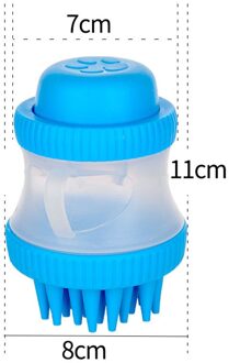 Huisdier Massage Borstel Kam Siliconen Haar Grooming Hond Bad Borstel Massage Cleaning Tool Honden Katten Douche Huisdieren Levert Accessoires