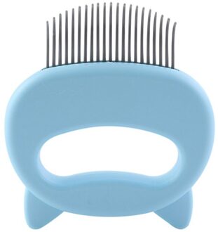 Huisdier Massage Borstel Shell Vormige Handvat Pet Grooming Massage Tool Te Verwijderen Losse Haren Alleen Voor Katten