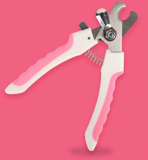 Huisdier Nagelknipper Grinder Schaar Pet Hond Kat Nail Toe Claw Clippers Schaar Trimmer Grooming Gereedschap Voor Dieren Dierbenodigdheden Roze / M