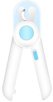 Huisdier Nagelknipper Schaar Pet Hond Kat Nail Toe Claw Clippers Schaar Led Licht Nagels Trimmer Voor Honden Grooming Tool levert blauw