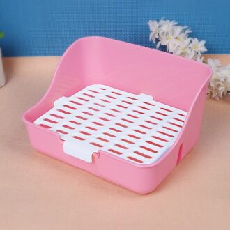 Huisdier Ondersteek Wc Splash Proof Kattenbak Dubbele Lade Kattenbakvulling Cleaning Plastic Doos Van Katten Nestje Huis Levert roze