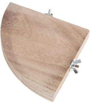 Huisdier Papegaai Houten Platform Stand Rack Speelgoed Hamster Zitstokken Voor Vogelkooi 4X7B 10cm