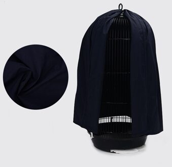 Huisdier Papegaai Vogelkooi Cover Verminderen Afleiding Beschermende Dusproof Nylon Slaap Schaduw Dikker Accessoires Anti Regen Light-Proof Blauw