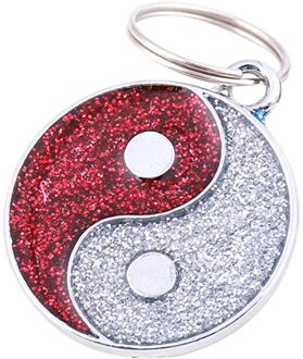 Huisdier Print Leuke Mini Meer Diamanten Honden Kat Id Naam Tags Huisdier Sieraden Ketting Home Kraag Huisdier Halsbanden Anti-Bite Halsbanden Rood