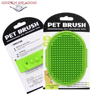 Huisdier Producten Huisdier Bad Massagebrush Massage Kam Hond Bad Glovesmassagegloves Reinigingsproducten groen