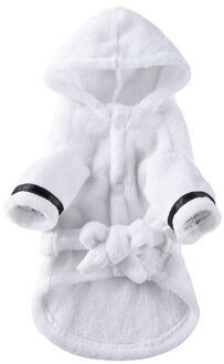 Huisdier Pyjama Met Kap Verdikte Luxe Zachte Katoenen Hooded Badjas Sneldrogend Absorberende Hond Badhanddoek Zachte Huisdier Nachtkleding