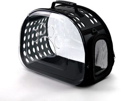 Huisdier Rugzak Kat Carrier Tassen Kat Hond Carrier Uitgaande Reizen Pakketten Ademend Huisdier Handtas Opvouwbare Carrying Voor Dieren zwart / S