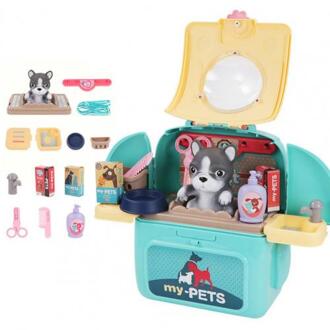 Huisdier Rugzak Praktische Exquise Plastic Pretend Play Pet Care Set Voor