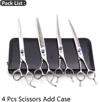 Huisdier Schaar Paarse Draak 8 "Japanse 440C Professionele Dunner Schaar 3004 # Hond Haar Schaar Huisdier Schaar Set add Zak 3004 Yin 4P-7N