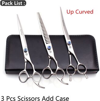 Huisdier Schaar Paarse Draak 8 "Japanse 440C Professionele Dunner Schaar 3004 # Hond Haar Schaar Huisdier Schaar Set add Zak 3004 Yin U3-7N