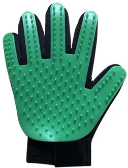 Huisdier Schoonmaken En Ontharing Rubber Borstels Pet Grooming Massage Handschoenen Voor Katten En Honden Baden Levert groen