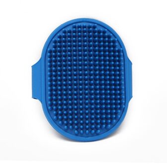 Huisdier Schoonmaken Handschoenen Huisdier Hond Kat Bad Borstel Kam Rubber Handschoen Haar Bont Grooming Masseren Borstel Voor Kat Hond Huisdier cleaner Levert blauw