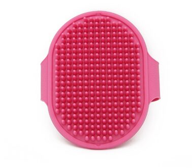 Huisdier Schoonmaken Handschoenen Huisdier Hond Kat Bad Borstel Kam Rubber Handschoen Haar Bont Grooming Masseren Borstel Voor Kat Hond Huisdier cleaner Levert roos rood