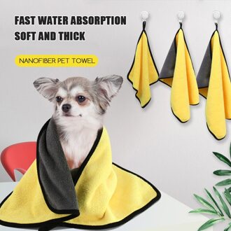 Huisdier Sneldrogende Grote Badhanddoeken Voor Honden En Katten Te Verhogen Verdikte Absorberende Handdoeken Voor Baden Speciale Huisdier levert 30x60cm