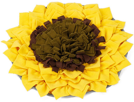 Huisdier Snuiven Deken Zonnebloem Bloem Puzzel Anti-voeden Training Slow Food Hond Kom Huisdier Snuiven Mat