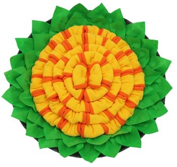 Huisdier Snuiven Mat Hond Interactief Speelgoed Voeden Training Pad Deken Ronde Neus Pad Huisdier Accessoires geel