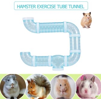 Huisdier Speelgoed Diy Hamster Buis Tunnel Speelgoed Externe Pijplijn Tunnel Fittings Tube Oefening Accessoires Voor Hamster Muis Kleine Huisdieren 2stk
