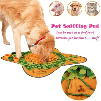 Huisdier Speelgoed Hond Ronde Huisdier Snuiven Pad Wasbare Training Deken Voeden Mat Piecing Multi-color Hond Speelgoed # T2G