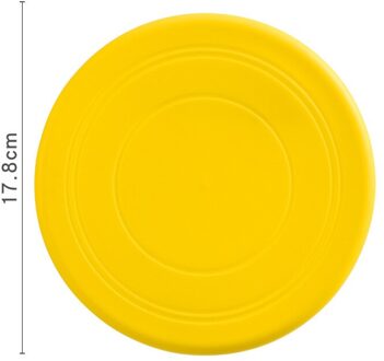 Huisdier Speelgoed Hond Vliegende Schijven Speelgoed Huisdier Interactieve Oefening Anti-Bit Water Drijvende Vliegende Schijven Speelgoed Dierbenodigdheden geel