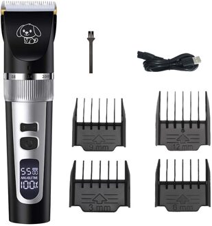 Huisdier Tondeuse Pet Clipper Elektrische Scheerapparaat Oplaadbare Hond Kat Geluidsarme Tondeuse Grooming Scheerapparaat Cut Machine set B901