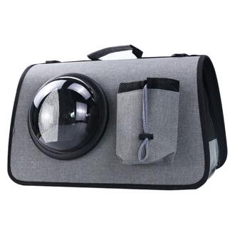 Huisdier Uitje Harnas Draagbare Diagonaal Multi-Functionele Oxford Doek Kat Hond Reistas Geschikt Kleine Medium Huisdieren Accessoires grijs