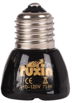 Huisdier Verwarming Lamp Infrarood Keramische Emitter Warmte Gloeilamp Huisdier Broedmachine Kippen Reptiel Lamp 25/50/ 75/100W Temperatuurregeling B 75W