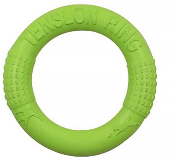 Huisdier Vliegende Schijven Eva Hond Training Ring Puller Slip Bite Drijvende Speelgoed Puppy Outdoor Interactief Spel Spelen Producten Supply A groen