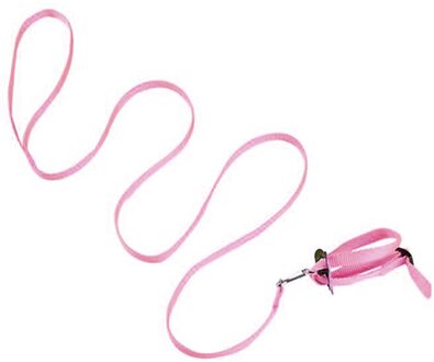 Huisdier Vogel Harness En Leash Verstelbare Parrot Bird Harness Leash Pet Anti Bite Training Touw Zachte Draagbare Huisdier Vogels Playthings roze