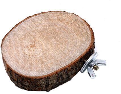 Huisdier Vogel Papegaai Chew Toy Houten Opknoping Swing Vogelkooi Parkiet Valkparkiet Kooien Unpolished