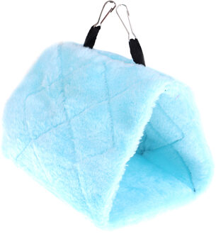 Huisdier Vogel Papegaai Parkiet Budgie Warm Hangmat Kooi Hut Tent Bed Opknoping Cave Huisdier Tool Blauw