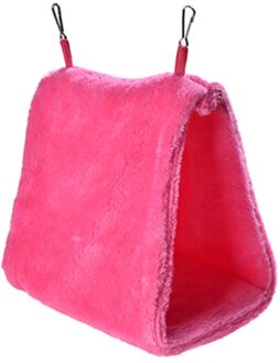 Huisdier Vogel Papegaai Parkiet Budgie Warm Hangmat Kooi Zachte Hut Tent Bed Opknoping Cave roos rood 17X11X13CM
